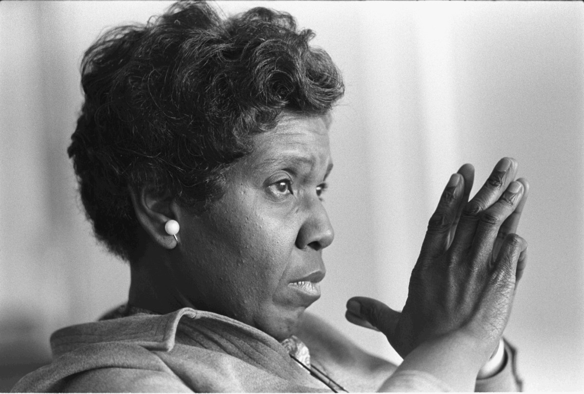 Barbara Jordan during a 1976 interview for Family Circle Magazine, Image: Frank Wolfe